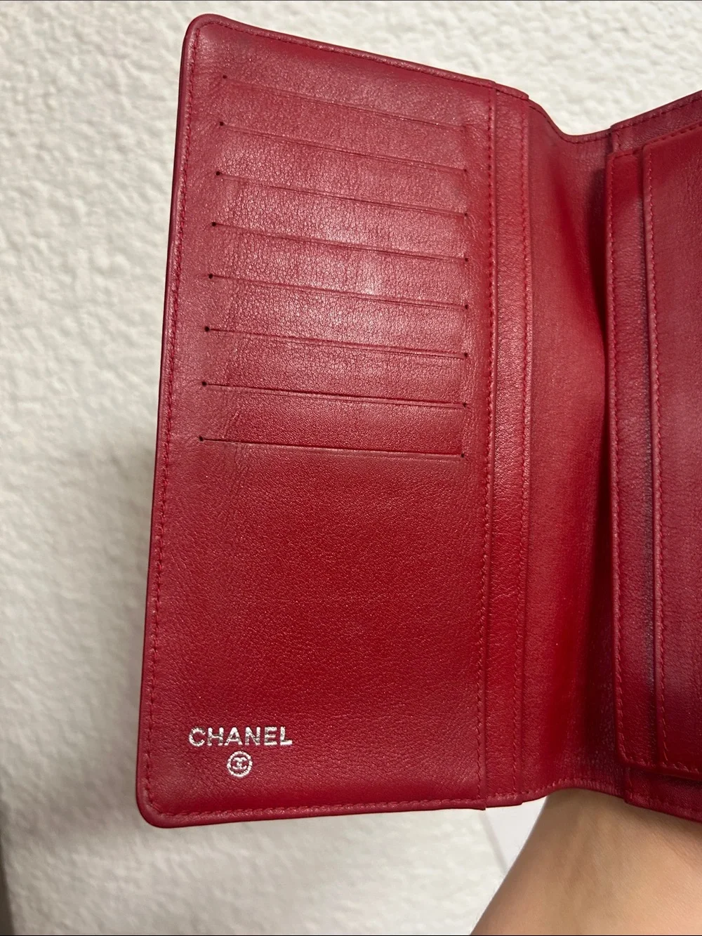 CHANEL authentic red
